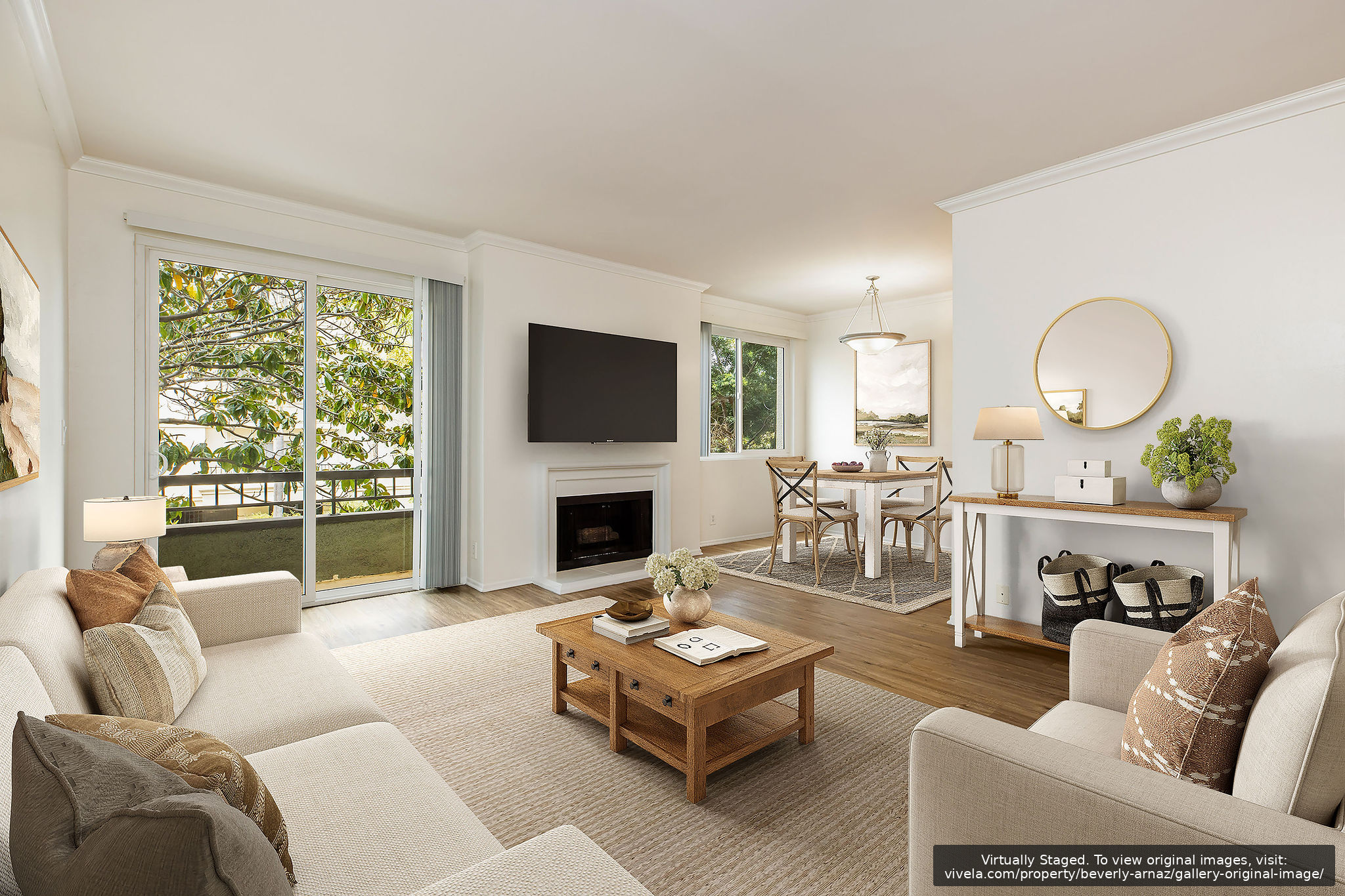 The floor plan for unit 105